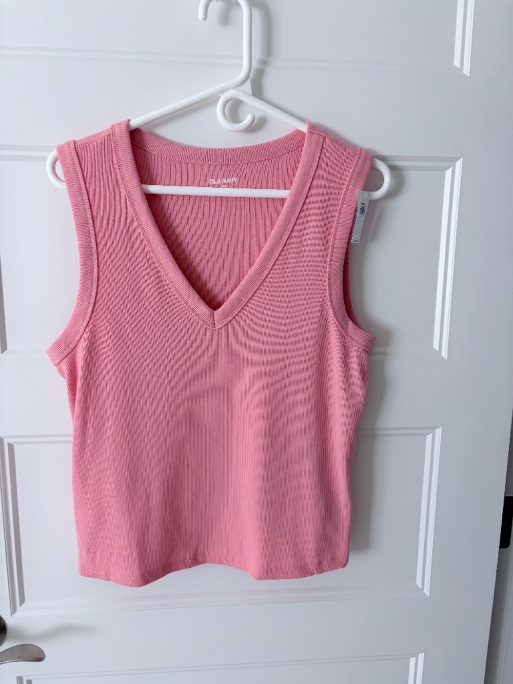 Old Navy Ribbed tank top size XL Pink NWT